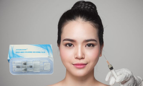 Вводимые Hyaluronic кисловочные заполнители морщинки приглаживают планы морщинки формируют лицевые контуры добавляют том губ