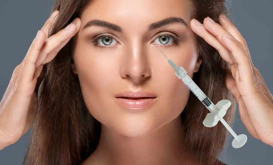 Hyaluronic кисловочный гель впрысок для паза 1ml лицевых статических морщинок слезового