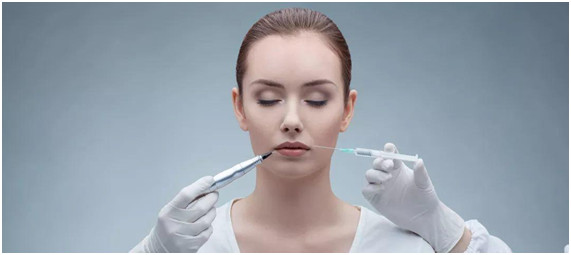 Заполнитель геля соединенный крестом Hyaluronic кисловочный для губ смотрит на впрыску батокс груди